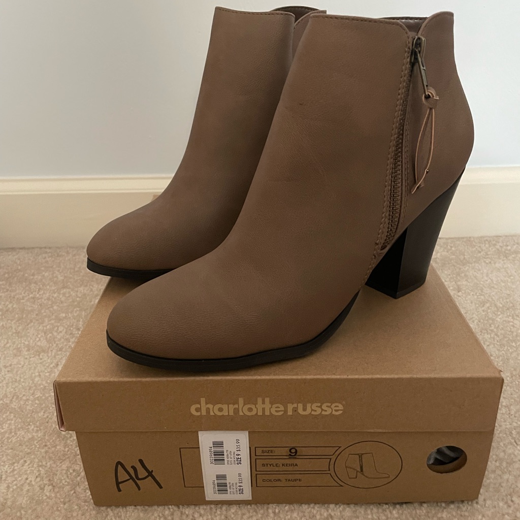 Brand New Brown Booties